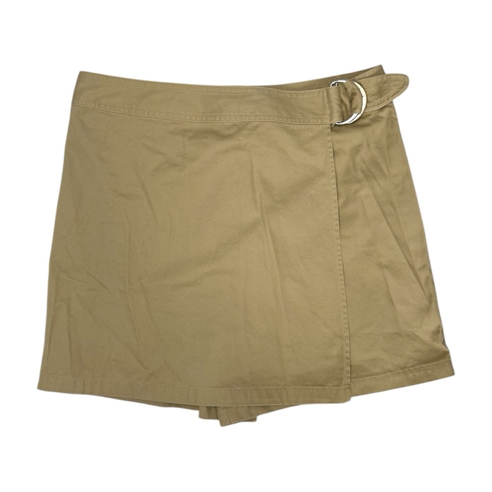 Carolina Blues Y2K Neutral Tan Khaki Cotton Mini Skort Bottoms 12